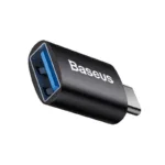 Αντάπτορας Baseus Ingenuity Mini USB Host OTG Θηλυκό σε USB C Αρσενικό Μαύρο | Shopin.gr