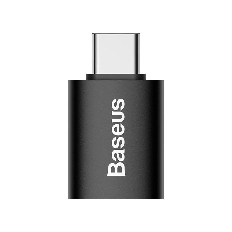 Αντάπτορας Baseus Ingenuity Mini USB Host OTG Θηλυκό σε USB C Αρσενικό Μαύρο | Shopin.gr