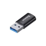 Αντάπτορας Baseus Ingenuity Mini USB C Host OTG Θηλυκό σε USB A Αρσενικό Μαύρο | Shopin.gr