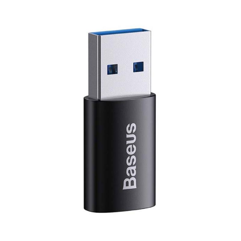 Αντάπτορας Baseus Ingenuity Mini USB C Host OTG Θηλυκό σε USB A Αρσενικό Μαύρο | Shopin.gr