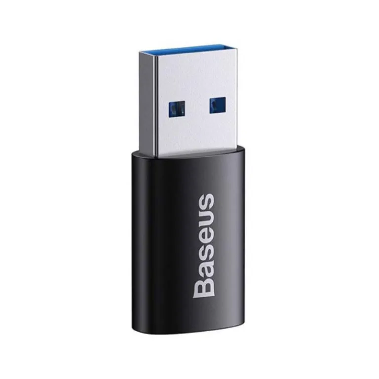 Αντάπτορας Baseus Ingenuity Mini USB C Host OTG Θηλυκό σε USB A Αρσενικό Μαύρο | Shopin.gr