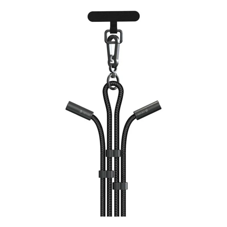 Καλώδιο Σύνδεσης USB 2.0 Woven Adjustable Lanyard Devia EC658 USB C σε Lightning PD 27W 0.3m Extreme Μαύρο | Shopin.gr