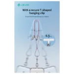 Καλώδιο Σύνδεσης USB 2.0 Woven Adjustable Lanyard Devia EC657 USB C σε USB C PD 60W 1.6m Extreme Μαύρο | Shopin.gr