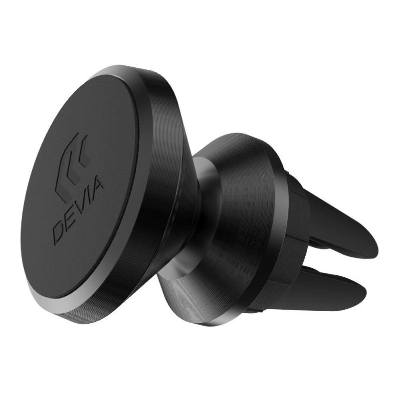 Universal Βάση Στήριξης Αεραγωγού Αυτοκινήτου Μαγνητική Devia ES043 Titan Μαύρο | Shopin.gr