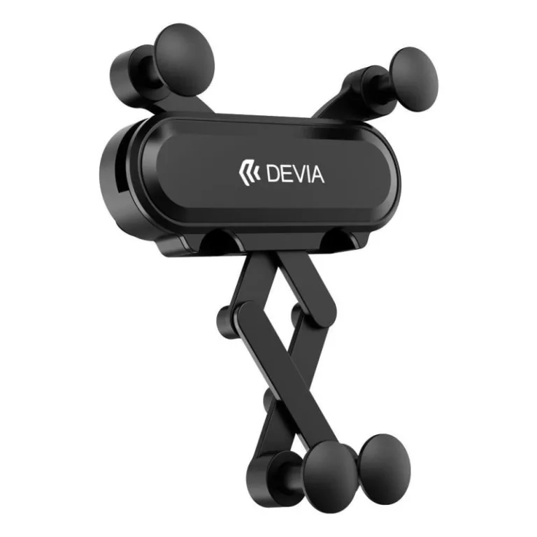 Universal Βάση Στήριξης Αεραγωγού Αυτοκινήτου Devia ES071 Gravity Kintone Μαύρο | Shopin.gr