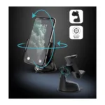 Universal Βάση Στήριξης Ταμπλό & Παρμπρίζ Αυτοκινήτου Devia ES049 V2 για Smartphones 3.5"-6.9" Μαύρο | Shopin.gr