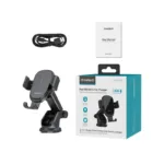 Universal Βάση Στήριξης Ταμπλό & Παρμπρίζ Αυτοκινήτου Choetech T203-F Gravity με Ασύρματη Φόρτιση 15W Μαύρο | Shopin.gr