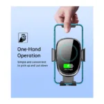 Universal Βάση Στήριξης Ταμπλό & Παρμπρίζ Αυτοκινήτου Choetech T203-F Gravity με Ασύρματη Φόρτιση 15W Μαύρο | Shopin.gr