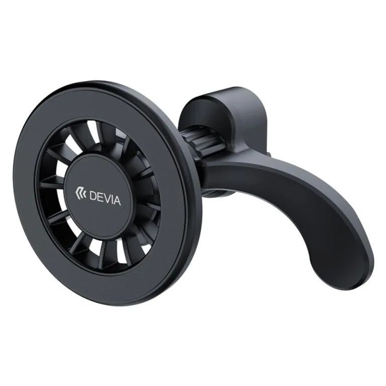Universal Βάση Στήριξης Αεραγωγού Αυτοκινήτου Μαγνητική Devia ES084 Bracket Μαύρο | Shopin.gr