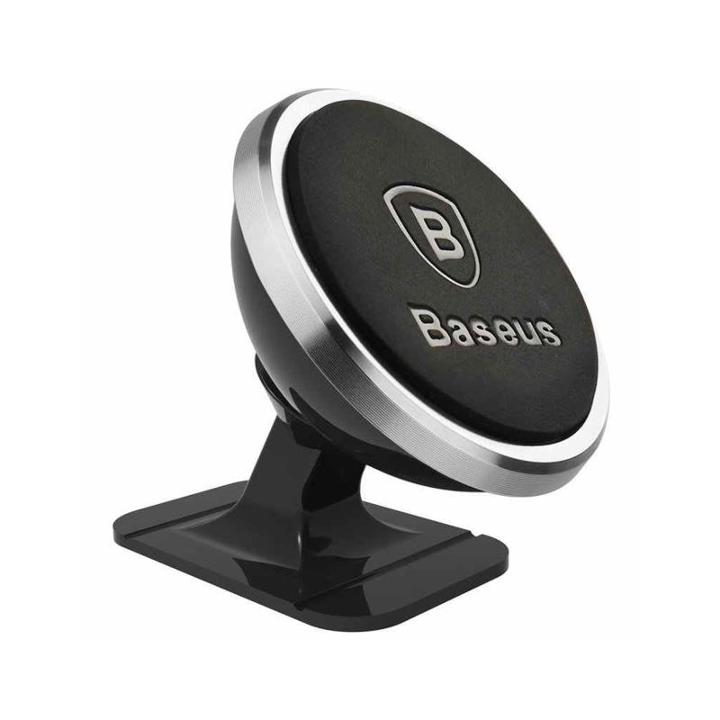 Universal Βάση Στήριξης Ταμπλό Αυτοκινήτου Μαγνητική Baseus 360° Ασημί | Shopin.gr