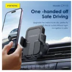 Universal Βάση Στήριξης Αεραγωγού Αυτοκινήτου Foneng CP115 για Smartphones 4.7"-7.0" Μαύρο | Shopin.gr