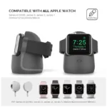Επιτραπέζια Βάση Ahastyle PT63 για Φόρτιση Apple Watch Σκούρο Γκρι | Shopin.gr