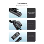 Ασύρματο Selfie Stick & Τρίποδο Devia C10 Life Creation για Smartphones Πλάτους 65 έως 95mm Μαύρο | Shopin.gr