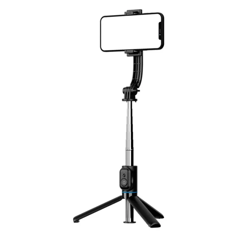 Ασύρματο Selfie Stick & Τρίποδο Devia C10 Life Creation για Smartphones Πλάτους 65 έως 95mm Μαύρο | Shopin.gr