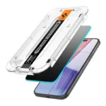 Tempered Glass Full Face Spigen Glas.tR EZ-FIT Privacy Apple iPhone 15/ 16 (2 τεμ.) | Shopin.gr