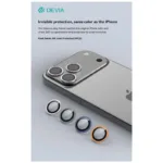 Προστατευτικό Κάλυμμα Αλουμινίου Full Face Devia για Τζαμάκι Κάμερας Apple iPhone 16 Pro/ 16 Pro Max/ 17 Pro/ 17 Pro Max Peak Titanium Γκρι | Shopin.gr