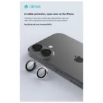Προστατευτικό Κάλυμμα Αλουμινίου Full Face Devia για Τζαμάκι Κάμερας Apple iPhone 17 Peak Μαύρο | Shopin.gr