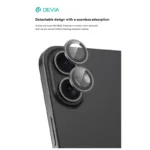 Προστατευτικό Κάλυμμα Αλουμινίου Full Face Devia για Τζαμάκι Κάμερας Apple iPhone 17 Peak Μαύρο | Shopin.gr