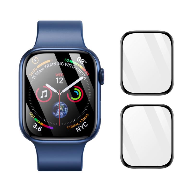 Tempered Glass Dux Ducis Apple Watch Series 7/ 8/ 9 41mm Μαύρο (2 pcs) | Shopin.gr