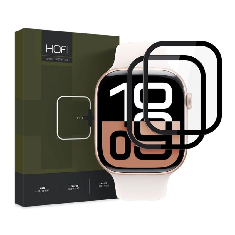 Hybrid Nano Glass Hofi Pro+ Apple Watch 10/ 11 42mm Μαύρο (2 τεμ.) | Shopin.gr