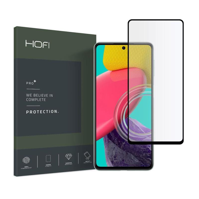 Tempered Glass Full Face Hofi Pro+ Samsung M536B Galaxy M53 5G Μαύρο (1 τεμ.) | Shopin.gr