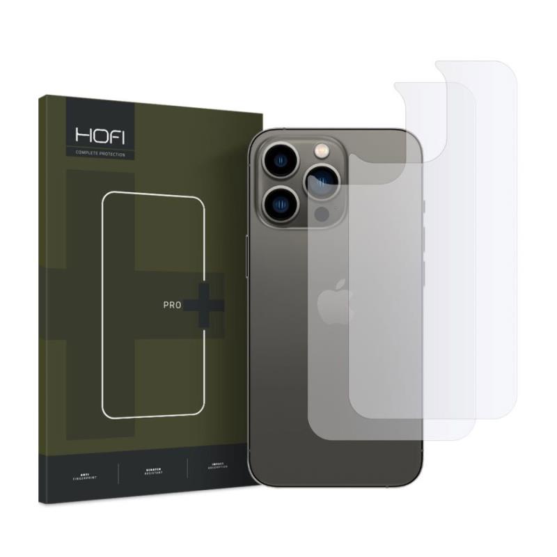 Hybrid Nano Glass Back Protector Hofi HydroFlex Pro+ Apple iPhone 14 Pro Διάφανο (2 τεμ.) | Shopin.gr