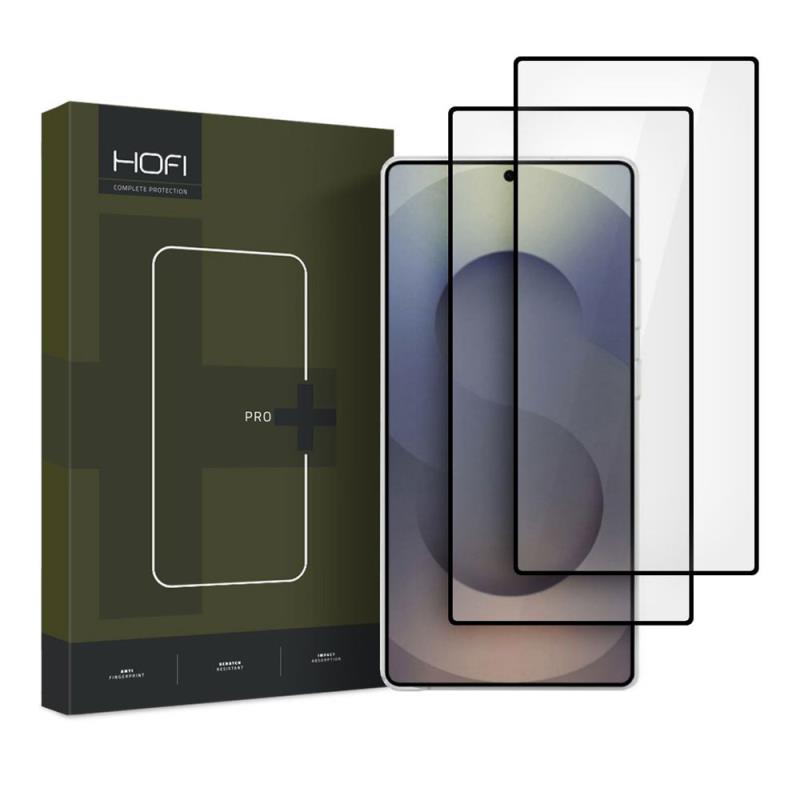 Tempered Glass Full Face Hofi Pro+ Samsung Galaxy S25 Ultra 5G Μαύρο (2 τεμ.) | Shopin.gr
