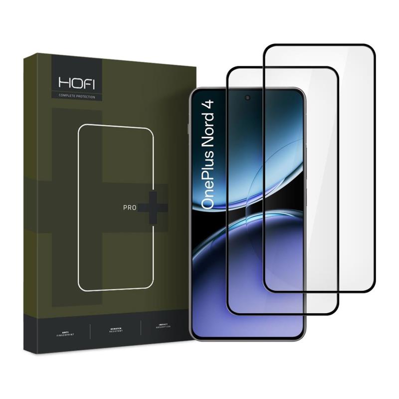 Tempered Glass Full Face Hofi Pro+ OnePlus Nord 4 Μαύρο (2 τεμ.) | Shopin.gr