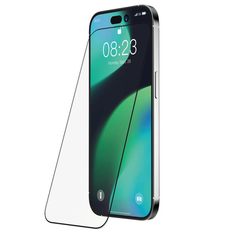 Tempered Glass Full Face Anti-Static Devia Apple iPhone 14 Plus Van Μαύρο (1 τεμ.) | Shopin.gr