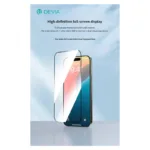 Tempered Glass Full Face Entire View Devia Apple iPhone 16 Plus Star Μαύρο (1 τεμ.) | Shopin.gr