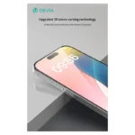 Tempered Glass Full Face Entire View Devia Apple iPhone 16 Plus Star Μαύρο (1 τεμ.) | Shopin.gr