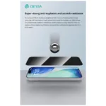 Tempered Glass Full Face Privacy Devia Apple iPhone 17 Pro με Βοηθητικό Εργαλείο Van Μαύρο (1 τεμ.) | Shopin.gr