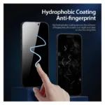Tempered Glass Full Face Privacy Dux Ducis Apple iPhone 15 Pro Μαύρο (1 τεμ.) | Shopin.gr