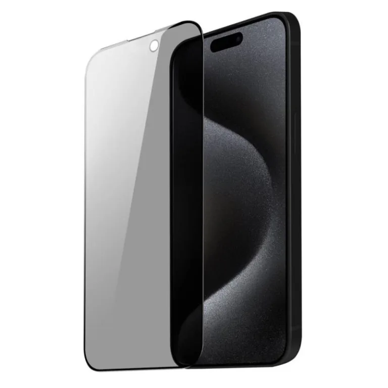 Tempered Glass Full Face Privacy Dux Ducis Apple iPhone 15 Pro Μαύρο (1 τεμ.) | Shopin.gr