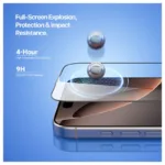 Tempered Glass 2.5D Dux Ducis Apple iPhone 16 Pro με Dust-free Auto Alignment Kit Roga Μαύρο (1 τεμ.) | Shopin.gr