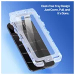 Tempered Glass 2.5D Dux Ducis Apple iPhone Air με Dust-free Auto Alignment Kit Roga Μαύρο (1 τεμ.) | Shopin.gr