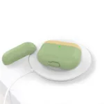 Θήκη Σιλικόνης AhaStyle PT-P2 Apple AirPods Pro DuoTone Φυστικί-Κίτρινο | Shopin.gr