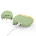 Θήκη Σιλικόνης AhaStyle PT-P2 Apple AirPods Pro DuoTone Φυστικί-Κίτρινο | Shopin.gr