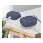 Θήκη Σιλικόνης AhaStyle PT148 Apple AirPods 3 Premium με Γάντζο Σκούρο Μπλε | Shopin.gr