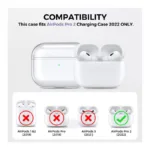 Θήκη Soft TPU AhaStyle WG94 Apple AirPods Pro 2 (2022) Διάφανο | Shopin.gr