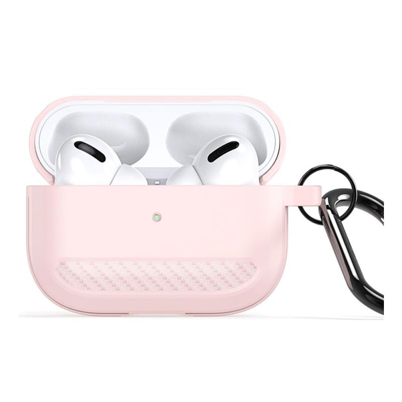 Θήκη TPU Dux Ducis PECB Apple AirPods Pro 2 με Γάντζο Ροζ | Shopin.gr