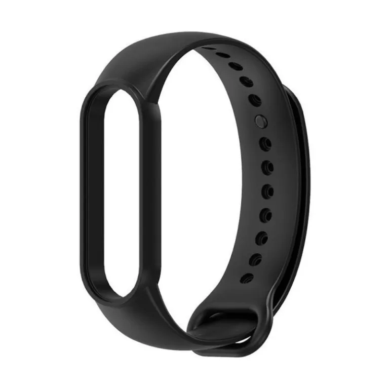 Λουράκι Xiaomi Mi Band 4/ Mi Band 5/ Mi Band 6 Μαύρο (Ασυσκεύαστο) | Shopin.gr