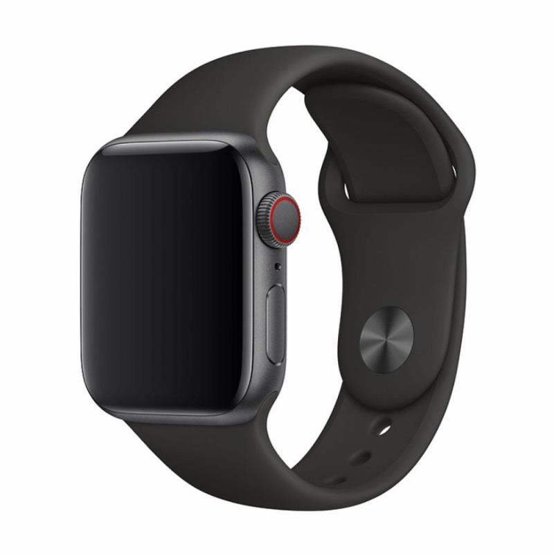 Λουράκι Devia Sport Apple Watch (42/ 44/ 45/ 49mm) Deluxe Μαύρο | Shopin.gr