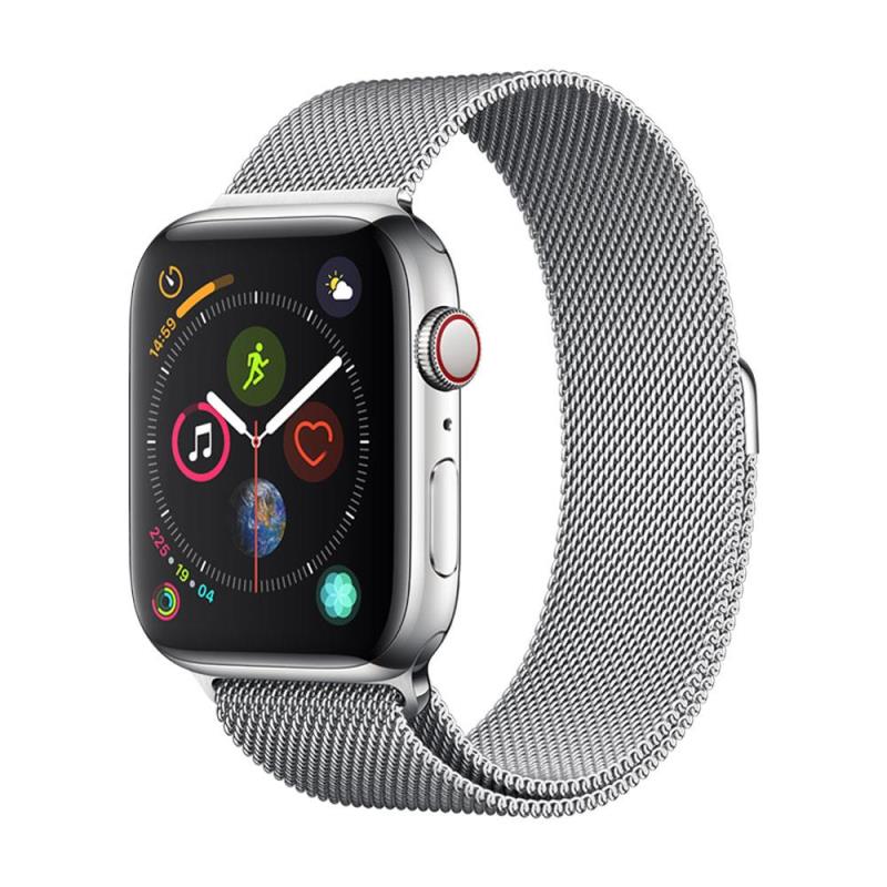 Λουράκι Devia Milanese Loop Apple Watch (38/ 40/ 41mm) Elegant Ασημί | Shopin.gr