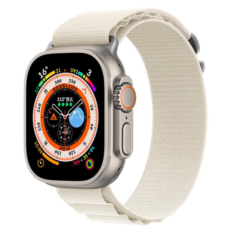 Λουράκι Devia Sport5 Nylon Woven Apple Watch (42/ 44/ 45/ 49mm) Deluxe Starlight | Shopin.gr