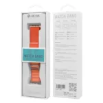 Λουράκι Devia Sport5 Nylon Woven Apple Watch (42/ 44/ 45/ 49mm) Deluxe Πορτοκαλί | Shopin.gr