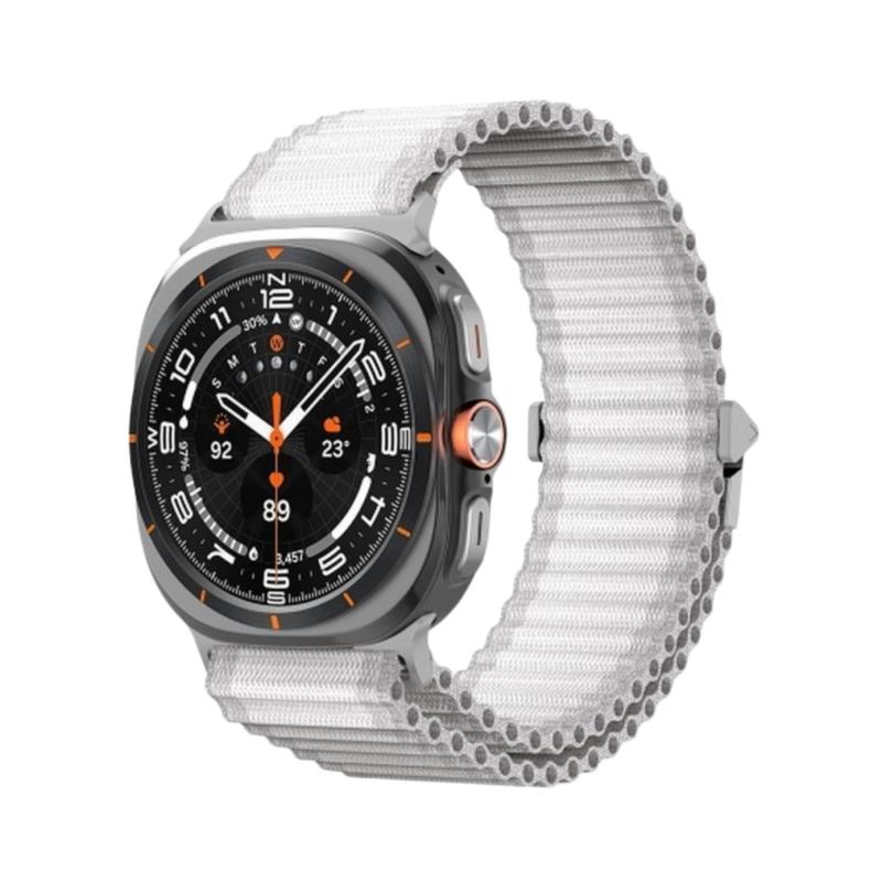 Λουράκι Dux Ducis Nylon Woven YC Series Samsung Watch Ultra 47mm Λευκό | Shopin.gr