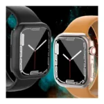 Θήκη PC Ahastyle WG59 Apple Watch 7/ 8/ 9 41mm Ματ Διάφανο & Μαύρο (2 τεμ.) | Shopin.gr