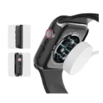 Θήκη PC Ahastyle WG59 Apple Watch 7/ 8/ 9 41mm Ματ Διάφανο & Μαύρο (2 τεμ.) | Shopin.gr
