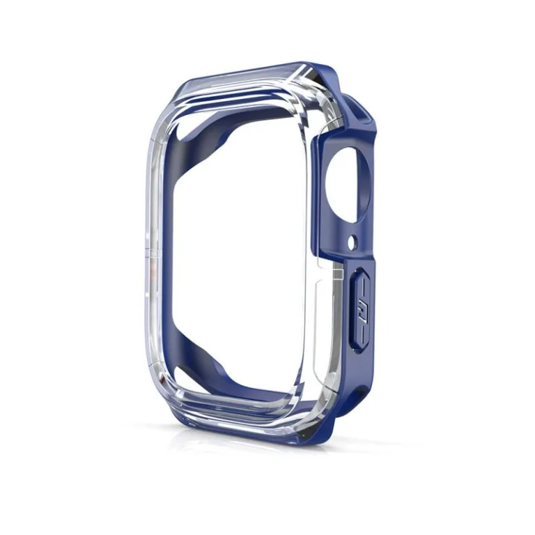 Θήκη TPU & PC Devia Sport Apple Watch 7/ 8 (41mm) Shock Proof Μπλε | Shopin.gr